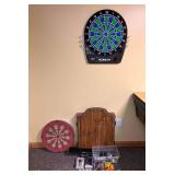 Group of Dartboards and Darts