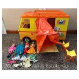 Vintage Matel Barbie Camper