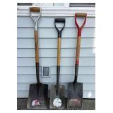 (3) Shovels, RazorBack and Others