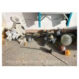 Contents of Garage, Garden Decor, Sprinklers, Straight Edge, Mulch, Etc.