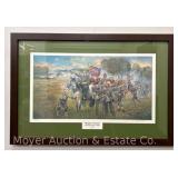 Civil War Lithograph Print: "Margin of Victory" by Joe Umble, signed & #298 of 650, framed 20" x 30"