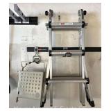 Gorilla Telescoping Multi Ladder, 13ft. Model, with Stationary Mounts and Seat