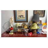 Group of Decorative, Figures, Flowers, Etc.