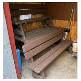 Picnic Table with 2 Benches, 72"w