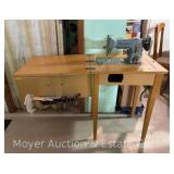 Brother Sewing Machine in Stand, 22"w