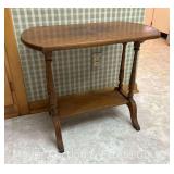 Side Table with Claw Feet, 24”x14”x21”