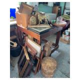 Group of Frames, Decorative, Glassware, Baskets Etc.