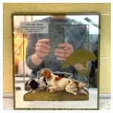 Yoder Bros Garage, Clarence Center NY Advertising Mirror, Unframed, 8"x9"h