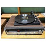 Sears AM/FM Stereo System Turntable and 8-Track Play/Record System