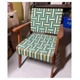 Side Chair, Webbing Seat and Back with Wood Frame, 23"w