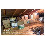 Group of Christmas Decor from Attic