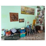 Contents of Garage Wall