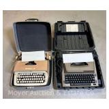 (2) Typewriters with Cases, Smith Corona and Other