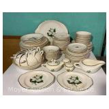100 Pieces of "Trillium" China, by The American Limoges China Co.