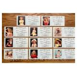 (11) W.W. Dobkin Co. Buffalo, NY Pin-up Advertising Blotter Pads, 1961, 9"w