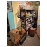 Contents of Shelves, Vases, Tins, Thermoses, Etc.