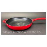 Lodge Cast Iron Enamel Skillet, 11"w