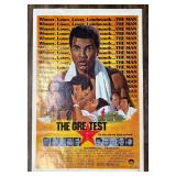 1977 Muhammad Ali "The Greatest" Movie Poster