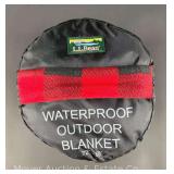 L.L. Bean 72"x58" Waterproof Outdoor Blanket