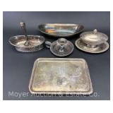(5) Pieces of US Navy Silver Plate