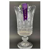 Large Waterford Sunrise Window Urn, Ireland Special Edition 2019, with Ribbon, 16.5"h x 9.5"w