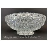 Cut Crystal Centerpiece Bowl, 11"w