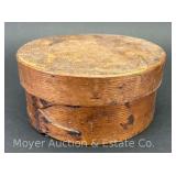 Small Antique Banded Box, 3.25"h x 7"w