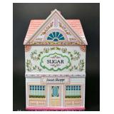 Lenox Village Sugar Canister, 1990s, 9.5"h
