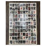 1992 Uncut Sheet of Hockey Cards, Ultimate Trading Card Company, 39.5"x26"