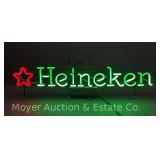 Heineken Neon Sign, Works, 47" Wide
