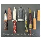 (4) Misc. Fixed Blade Knives
