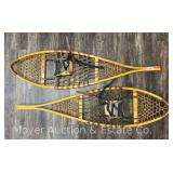 Pair of L.L. Bean Wood Snow Shoes, 47" Long