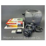 Canon EOS Rebel XSI Digital DSLR Camera, with Canon EFS 17-85mm Lens and Bag