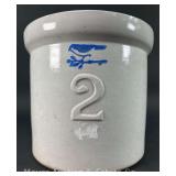 2 Gallon Stoneware Crock, Modern, 9.5"h