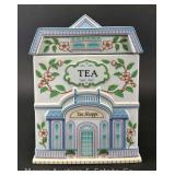 Lenox Village Tea Canister, 1990s, 7.5"h