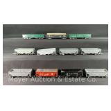 Group of S Gauge Hopper Cars and Gondolas, Some for Repair