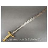 Collins & Co. Civil War Era Navy Model 1861 Sword Bayonet, No Scabbard, 27" Long