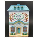 Lenox Village Flour Canister, 1990s, 10"h