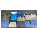 Group of Duluth Trading Co. Mens Clothing, 44x28 Coveralls, Shirts, Boxers, Sleeveless Shirts, Etc.