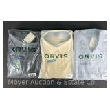(3) New Orvis Button Up Shirts, Size XXL