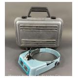 OptiVisor Binocular Magnifier, with Hard Case