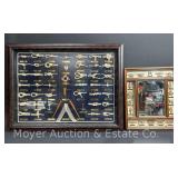 (2) Decorative Framed "Nautical Knots" Wall Hangings, 18"x15" and 24"x32"