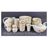 (17) Pieces of Hall "Autumn Leaf"