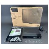 Insignia 19" TV, Appears New in Box, Model NS-19D310NA19, with Sony DVD Player and Antenna