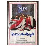 1979 The Who "The Kids are Alright" Movie Poster