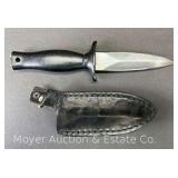 Explorer MM-II Fixed Blade Boot Knife, with Sheath, Japan, 6.75" Long