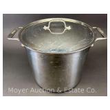 All-Clad Stainless Stock Pot, with Lid, 12"w x 10"h