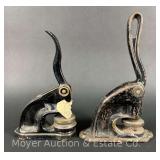 (2) First Presbyterian Society of the Village of Syracuse Embossing Stamps