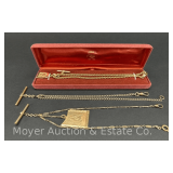 (3) Watch Fob Chains