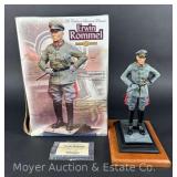 The Collectors Showcase Erwin Rommel, 1/6th Scale, Limited Edition: 500, with Original Box, 12.5” Tall